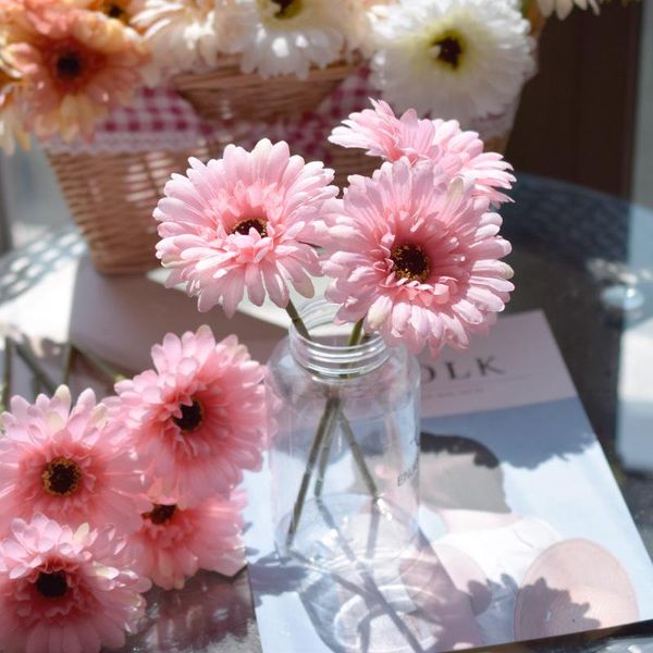 gerbera for home decoration accessories wedding decorative flower multicolor diy bridal bouquet artificial material flowers & wreaths
gerbera for home decoration accessories wedding decorative flower multicolor diy bridal bouquet artificial material flowers & wreaths