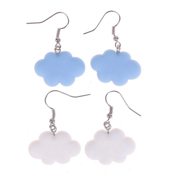 dangle & chandelier fashion korea simple sweet summer cloud drop earrings design cute sky acrylic jewelry gift for woman, Silver
dangle & chandelier fashion korea simple sweet summer cloud drop earrings design cute sky acrylic jewelry gift for woman, Silver