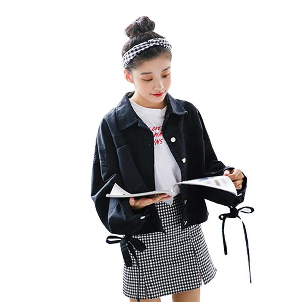 women's jackets tajiyane jacket women 2021 spring autumn clothes denim sweet vintage loose white coat jaqueta jeans fashion zl138, Black;brown
women's jackets tajiyane jacket women 2021 spring autumn clothes denim sweet vintage loose white coat jaqueta jeans fashion zl138, Black;brown