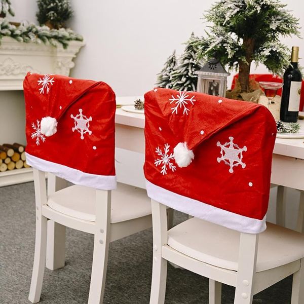chair covers 6pcs non-woven fabric snowflake hat shaped cover christmas xmas decoration party, home decor, restaurant decor
chair covers 6pcs non-woven fabric snowflake hat shaped cover christmas xmas decoration party, home decor, restaurant decor