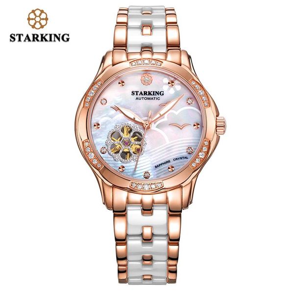 wristwatches starking brand quality rose gold ceramic watch women charming skeleton wristwatch mechanism ladies gift relogio feminin, Slivery;brown
wristwatches starking brand quality rose gold ceramic watch women charming skeleton wristwatch mechanism ladies gift relogio feminin, Slivery;brown