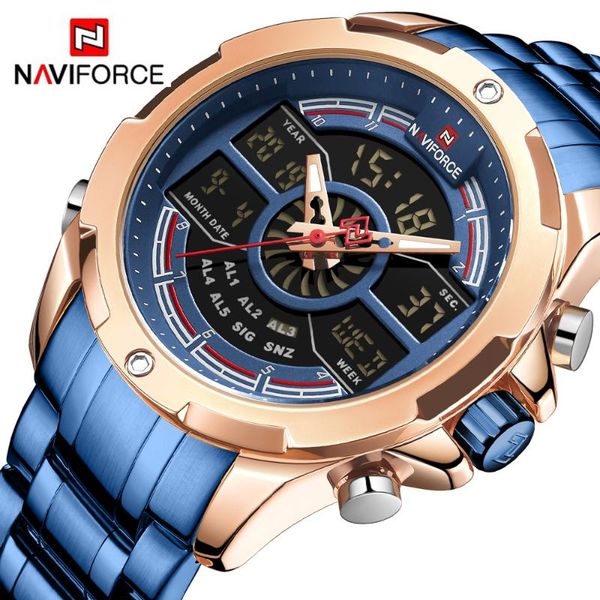 wristwatches naviforce 9170 mens brand men watch quartz male clock design sport waterproof stainless steel wristwatch reloj hombre, Slivery;brown
wristwatches naviforce 9170 mens brand men watch quartz male clock design sport waterproof stainless steel wristwatch reloj hombre, Slivery;brown