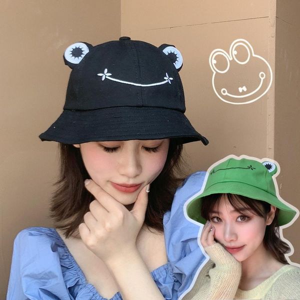 cartoon frog bucket hat for women summer autumn cute panama outdoor hiking beach fishing cap sunscreen female bob sun hats wide brim, Blue;gray
cartoon frog bucket hat for women summer autumn cute panama outdoor hiking beach fishing cap sunscreen female bob sun hats wide brim, Blue;gray