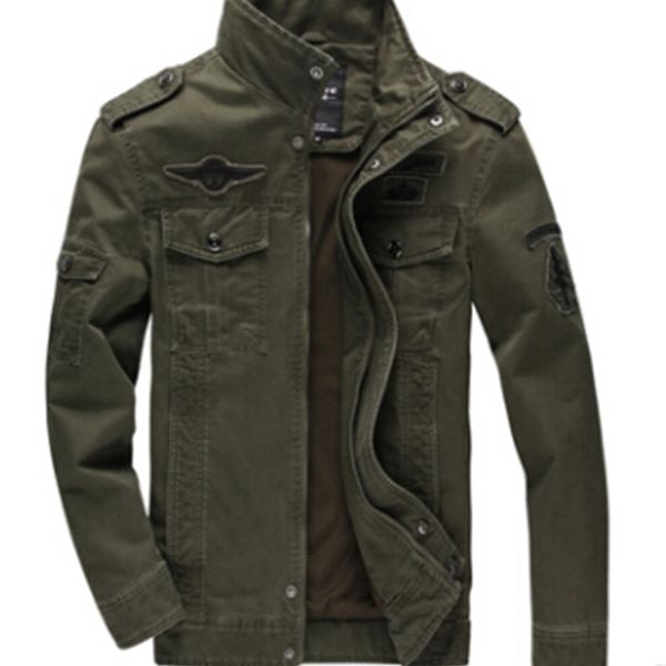 men's jackets men casual army pilot autumn winter bomber flight jacket long sleeve coats male clothing d6tw, Black;brown
men's jackets men casual army pilot autumn winter bomber flight jacket long sleeve coats male clothing d6tw, Black;brown