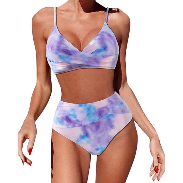 women's swimwear bikini 2021 summer tie dye set high waist women brazilian bodysuit swimsuit female biquini #g3, White;black
women's swimwear bikini 2021 summer tie dye set high waist women brazilian bodysuit swimsuit female biquini #g3, White;black