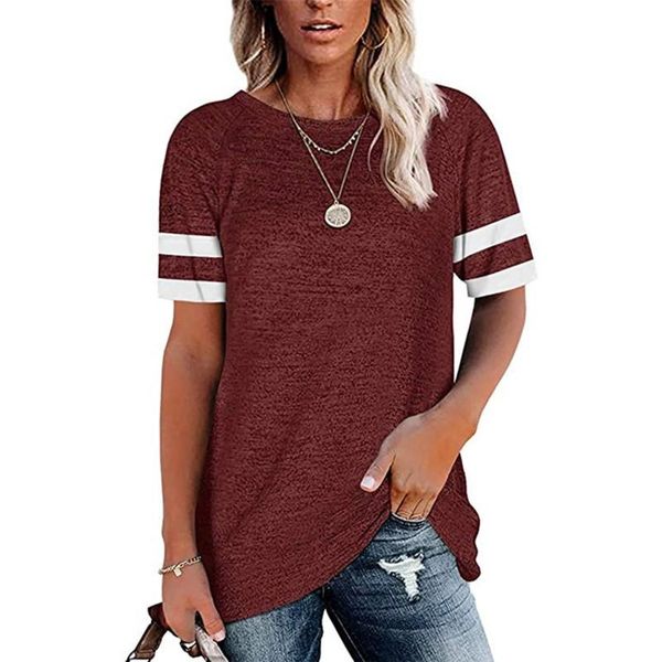 summer knitted basic solid t-shirt women casual cotton short sleeve tee-shirts female women's, White
summer knitted basic solid t-shirt women casual cotton short sleeve tee-shirts female women's, White