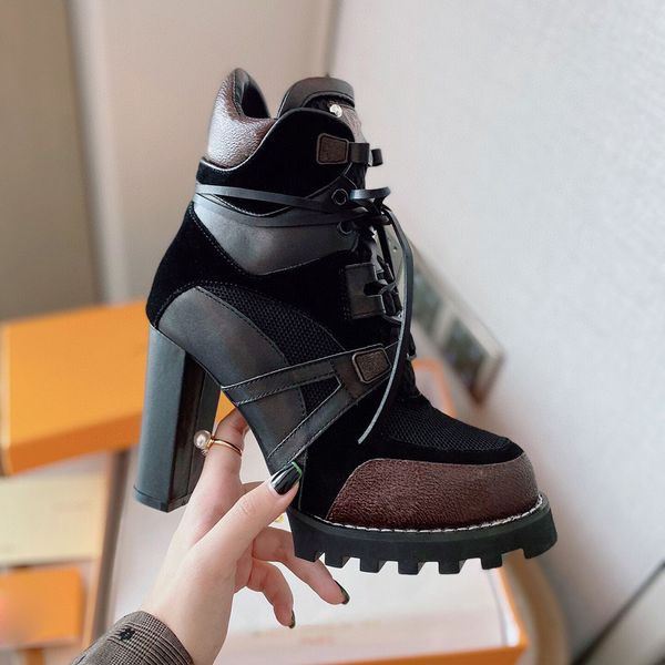 high heeled martin boots autumn winter coarse heel women shoes desert boot 100% real leather zipper letter lace up fashion lady heels large, Black
high heeled martin boots autumn winter coarse heel women shoes desert boot 100% real leather zipper letter lace up fashion lady heels large, Black