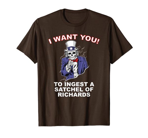 Thou Shall Ingest a Satchel of Richards Eat a Bag of Dicks T-Shirt, Mainly pictures
Thou Shall Ingest a Satchel of Richards Eat a Bag of Dicks T-Shirt, Mainly pictures