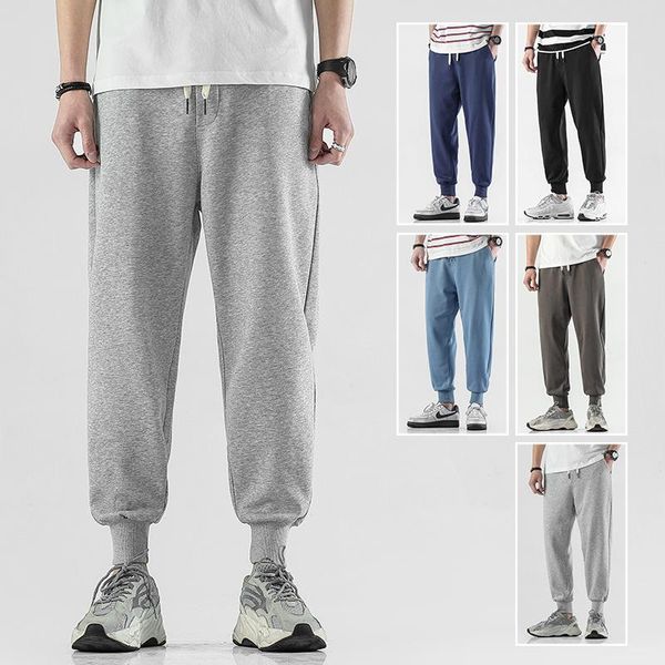 summer solid color small feet pants men's stretch sports thin section loose harem spodnie dresowe meskie, Black
summer solid color small feet pants men's stretch sports thin section loose harem spodnie dresowe meskie, Black