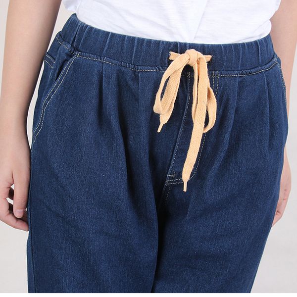 2011Jeans Woman Plus Size Harem Pants High Elastic Waist Softener Loose Lady Denim Pants 5xl 6xl 7xl, Black sh038
2011Jeans Woman Plus Size Harem Pants High Elastic Waist Softener Loose Lady Denim Pants 5xl 6xl 7xl, Black sh038