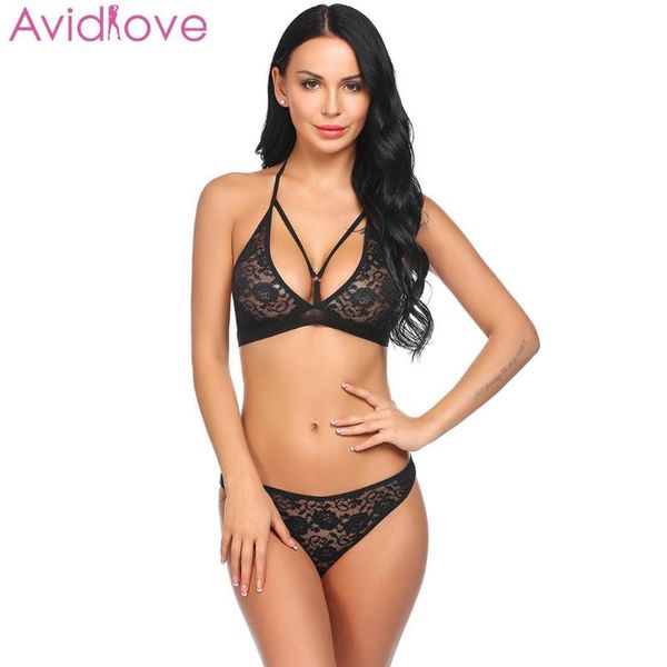 bras sets women halter erotic costumes lace patchwork exotic see through babydoll lingerie sleepwear nightwear, Red;black
bras sets women halter erotic costumes lace patchwork exotic see through babydoll lingerie sleepwear nightwear, Red;black