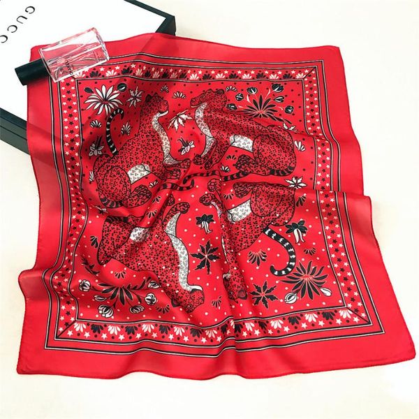 scarves four leopards 53cm spring silk women summer square scarf for ladies kerchief fashion neckerchief, Blue;gray
scarves four leopards 53cm spring silk women summer square scarf for ladies kerchief fashion neckerchief, Blue;gray