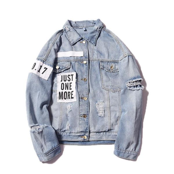 men's jackets jeans slim fit jacket coat 2021 ins tide brand beggar ripped college students denim overcoat, Black;brown
men's jackets jeans slim fit jacket coat 2021 ins tide brand beggar ripped college students denim overcoat, Black;brown