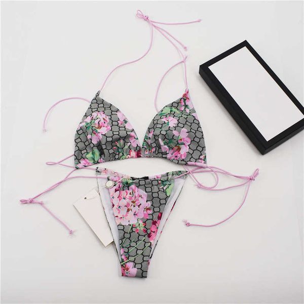 2023 vintage flower printed halter bikini classic women bandage swimwear elastic soft summer beach wear fashion, White;black
2023 vintage flower printed halter bikini classic women bandage swimwear elastic soft summer beach wear fashion, White;black
