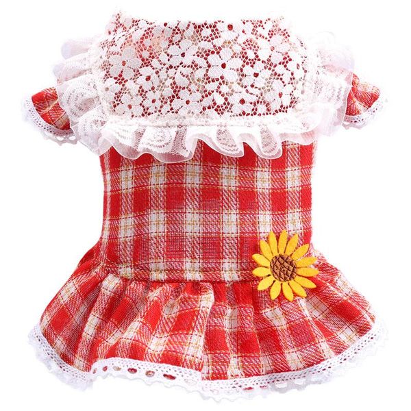 dog apparel pet spring and summer explosion models teddy bear clothes cat princess dress lace lapel red plaid skirt
dog apparel pet spring and summer explosion models teddy bear clothes cat princess dress lace lapel red plaid skirt