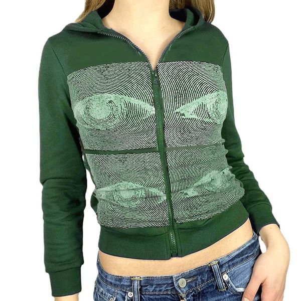 women's jackets fashion eyes printed autumn winter zipper sports hoodies long sleeve outerwear warm windbreaker coat, Black;brown 
women's jackets fashion eyes printed autumn winter zipper sports hoodies long sleeve outerwear warm windbreaker coat, Black;brown