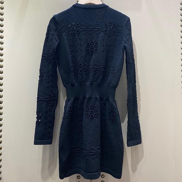casual dresses knitted hollow out solid short for women o-neck long sleeve single breasted slim soft dress female 2021, Black;gray
casual dresses knitted hollow out solid short for women o-neck long sleeve single breasted slim soft dress female 2021, Black;gray
