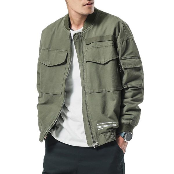 men's jackets cotton army green jacket men 2021 brand cargo coats casual male clothing mens bomber plus size m-5xl, Black;brown
men's jackets cotton army green jacket men 2021 brand cargo coats casual male clothing mens bomber plus size m-5xl, Black;brown