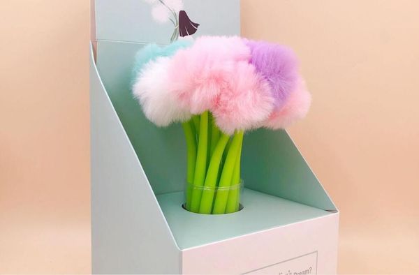 

gel pens pretty dandelion pen cute cartoon stationery prize gift kawaii student sign black neutral kid 16pc/lot