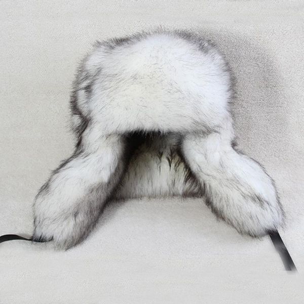 berets autumn and winter warm super fur hat for men women ear protection snow imitation russian, Blue;gray
berets autumn and winter warm super fur hat for men women ear protection snow imitation russian, Blue;gray