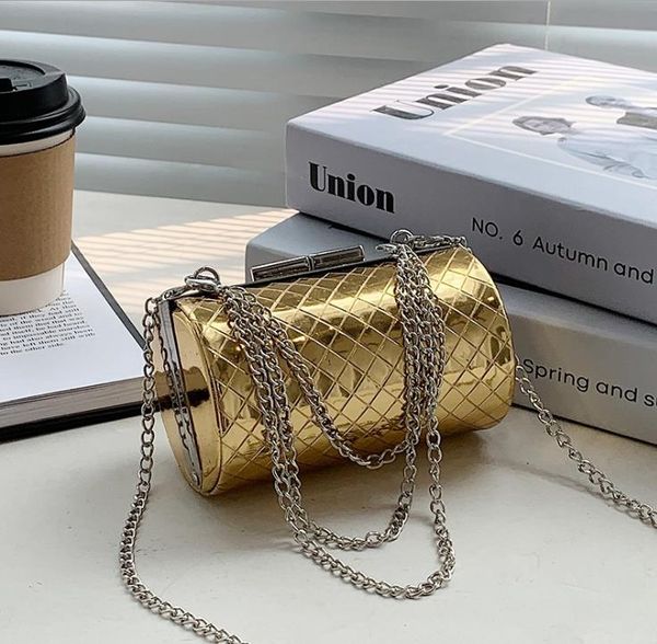 female bags fashion diamond alloy cylinder punk chain lock shoulder messenger bag
female bags fashion diamond alloy cylinder punk chain lock shoulder messenger bag