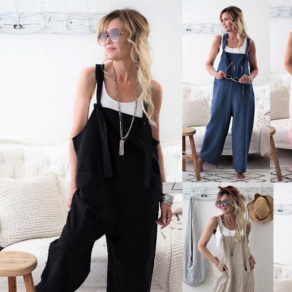 womens women rompers jumpsuit loose casual large size xl linen cotton pants 5 colors choice drop, Black;white
womens women rompers jumpsuit loose casual large size xl linen cotton pants 5 colors choice drop, Black;white