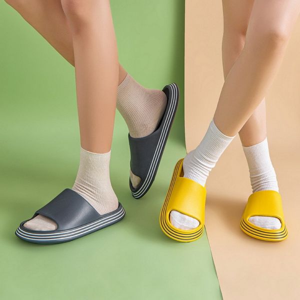 New Thick Platform Slippers Women Indoor Bathroom Slipper Soft EVA Anti-slip Lovers Home Floor Slides Ladies Summer Shoes, Yellow
New Thick Platform Slippers Women Indoor Bathroom Slipper Soft EVA Anti-slip Lovers Home Floor Slides Ladies Summer Shoes, Yellow