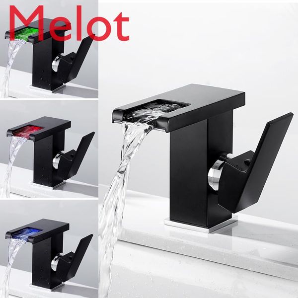bathroom sink faucets modern 3 colors temperature sensor led faucet cold and water mixer tap waterfall single handle
bathroom sink faucets modern 3 colors temperature sensor led faucet cold and water mixer tap waterfall single handle