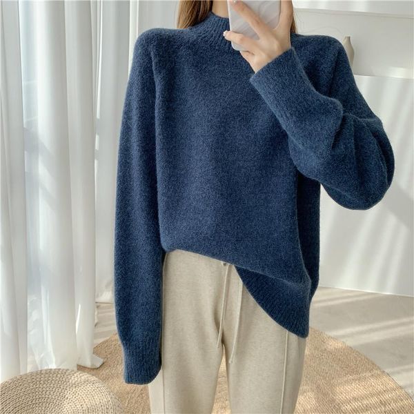 women's sweaters women sweater pullover basic warm thick fall winter wool chic female loose jumper long sleeve knitting pull, White;black
women's sweaters women sweater pullover basic warm thick fall winter wool chic female loose jumper long sleeve knitting pull, White;black