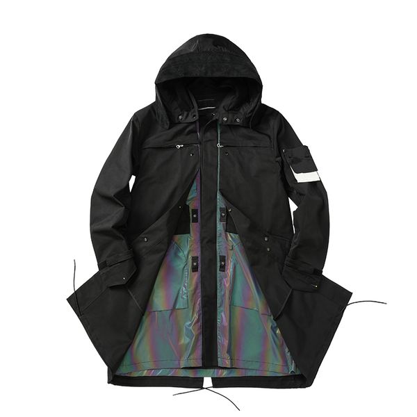 toney konng gonng spring and autumn long windbreaker mens jacket reflective long coat long windbreaker jacket, Black;brown
toney konng gonng spring and autumn long windbreaker mens jacket reflective long coat long windbreaker jacket, Black;brown