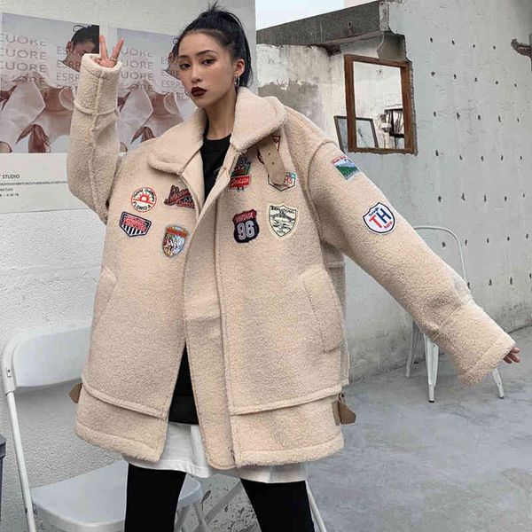 women's jackets winter of vintage wool thick spring jacket fur coat the fake long female lamb leather winter suede sx0i, Black;brown
women's jackets winter of vintage wool thick spring jacket fur coat the fake long female lamb leather winter suede sx0i, Black;brown