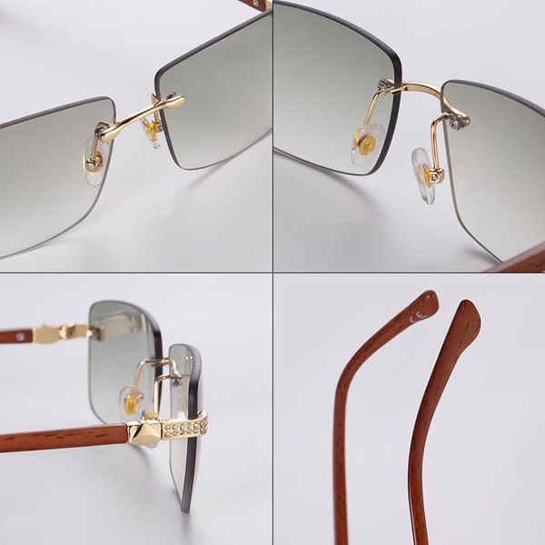 sunglasses rimless trimmed for women diamond inlay personality imitation wood square multicolor glasses 2021 style, White;black
sunglasses rimless trimmed for women diamond inlay personality imitation wood square multicolor glasses 2021 style, White;black