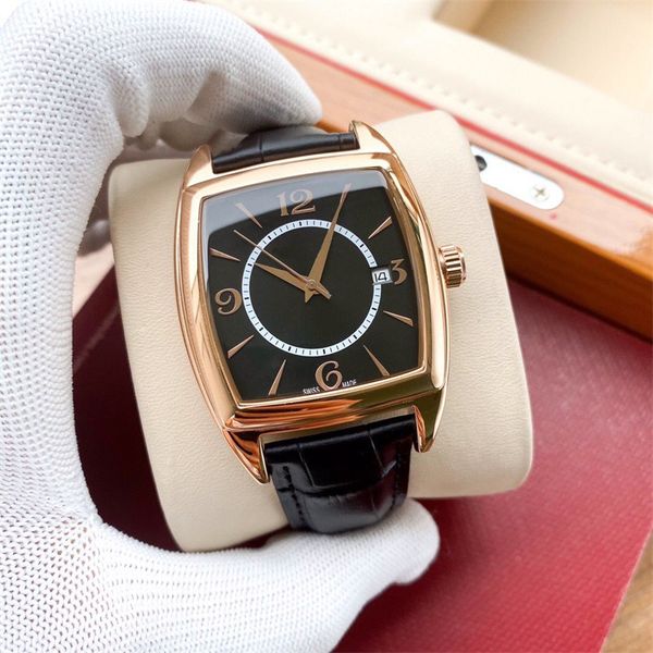 men's wrist watch square three-needle 316 steel shell calfskin automatic movement, mineral super mirror surface 42 mm, Slivery;brown
men's wrist watch square three-needle 316 steel shell calfskin automatic movement, mineral super mirror surface 42 mm, Slivery;brown