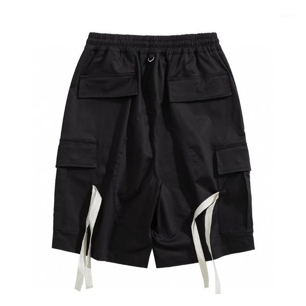 21ss streamer shorts code@m2 men's, White;black