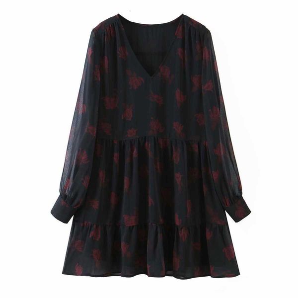 casual dresses 3478 autumn european and american women's v-neck flower printing long sleeve factory direct wholesale o2lz, Black;gray
casual dresses 3478 autumn european and american women's v-neck flower printing long sleeve factory direct wholesale o2lz, Black;gray