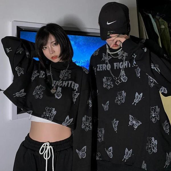 men's hoodies & sweatshirts long-sleeved fried street lovers sweater women's spring, autumn and winter hong kong style national ti, Black
men's hoodies & sweatshirts long-sleeved fried street lovers sweater women's spring, autumn and winter hong kong style national ti, Black