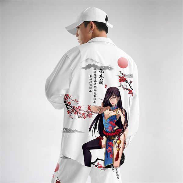 summer chinese printed long sleeve hawaiian beach tees shirts streetwear harajuku hip hop casual loose shirt male, Red
summer chinese printed long sleeve hawaiian beach tees shirts streetwear harajuku hip hop casual loose shirt male, Red