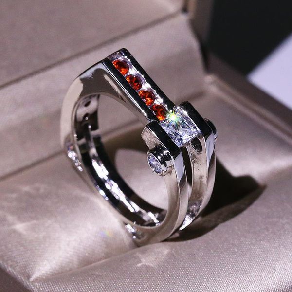 wedding rings 2021 silver ring with 5a red zircon stone for women engagement fashion jewelry, Slivery;golden
wedding rings 2021 silver ring with 5a red zircon stone for women engagement fashion jewelry, Slivery;golden