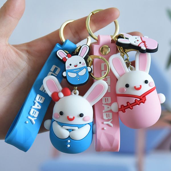 creative lovely rabbit key ring pvc soft plastic doll pendant for girls small gift lovers bag pendanta1, Silver
creative lovely rabbit key ring pvc soft plastic doll pendant for girls small gift lovers bag pendanta1, Silver