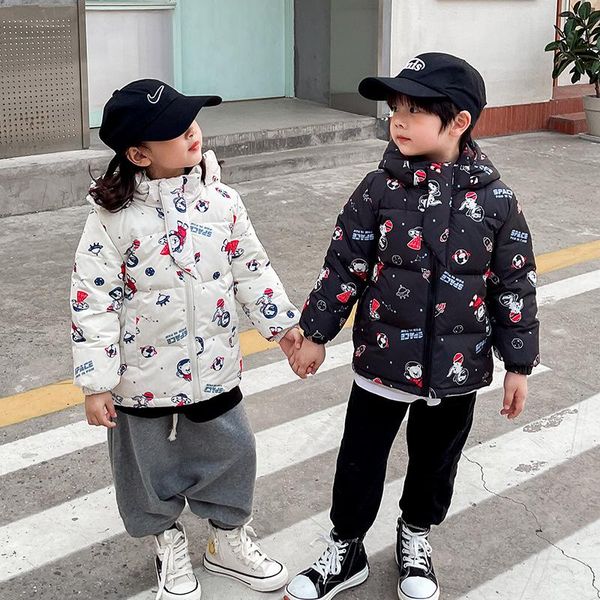 down coat autumn and winter children's jacket boys girls baby clothes thickened, Blue;gray
down coat autumn and winter children's jacket boys girls baby clothes thickened, Blue;gray
