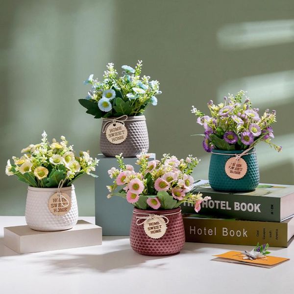decorative flowers & wreaths artificial flower potted decoration cute chrysanthemum garden wedding home party desktools
decorative flowers & wreaths artificial flower potted decoration cute chrysanthemum garden wedding home party desktools