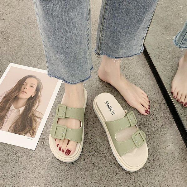 slippers 2021 summer fashion women's harajuku style ladies beach flat shoes women buckle strap thick bottom sports sandals, Black
slippers 2021 summer fashion women's harajuku style ladies beach flat shoes women buckle strap thick bottom sports sandals, Black