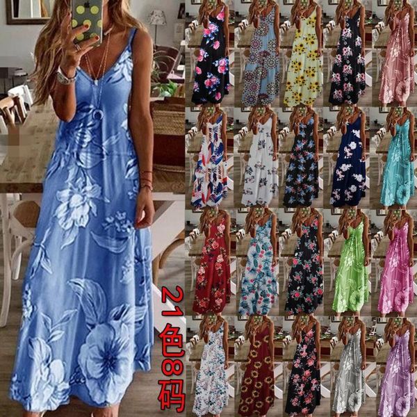 casual dresses summer suspender dress sleeveless printed backless elegant bodycon party woman split midi, Black;gray
casual dresses summer suspender dress sleeveless printed backless elegant bodycon party woman split midi, Black;gray