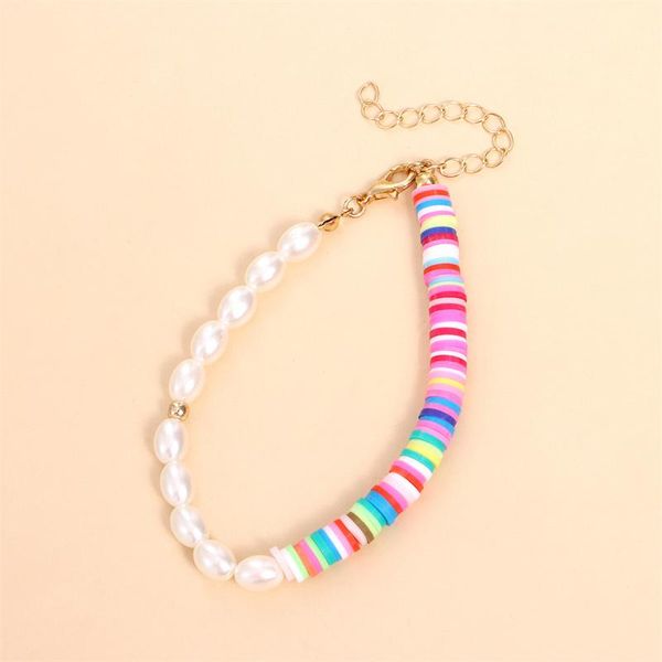 link, chain product color 6mm soft ceramic pearl female bracelet classic fashion simple casual handmade souvenir jewelry, Black
link, chain product color 6mm soft ceramic pearl female bracelet classic fashion simple casual handmade souvenir jewelry, Black