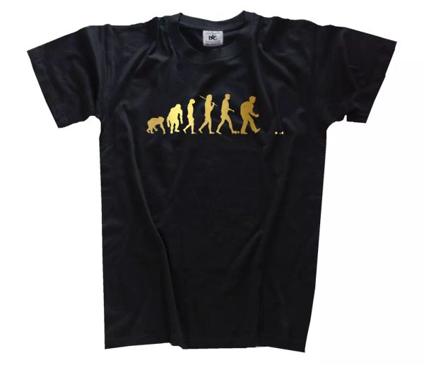 gold edition petanque bowls boule players evolution t-shirt s-xxxl, White;black