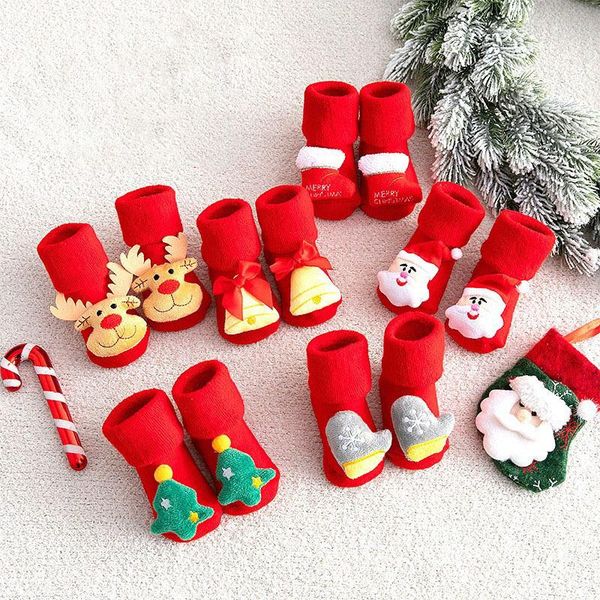socks 1 pair born cotton winter autumn baby girls boys kids infant christmas santa claus terry warm slippers children sock, Pink;yellow
socks 1 pair born cotton winter autumn baby girls boys kids infant christmas santa claus terry warm slippers children sock, Pink;yellow
