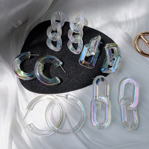 big acrylic earrings for women jewelry white statement circle chain geometric drop dangle earrings wholesale, Golden
big acrylic earrings for women jewelry white statement circle chain geometric drop dangle earrings wholesale, Golden