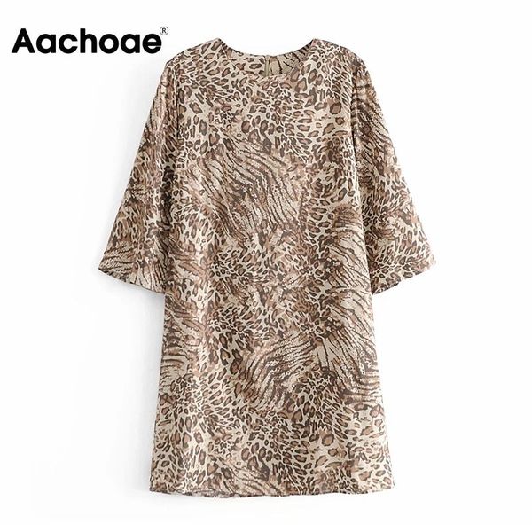 aachoae summer leopard mini dress o neck casual straight dresses for women half sleeve lady fashion print dress vestidos mujer 210413, Black;gray
aachoae summer leopard mini dress o neck casual straight dresses for women half sleeve lady fashion print dress vestidos mujer 210413, Black;gray