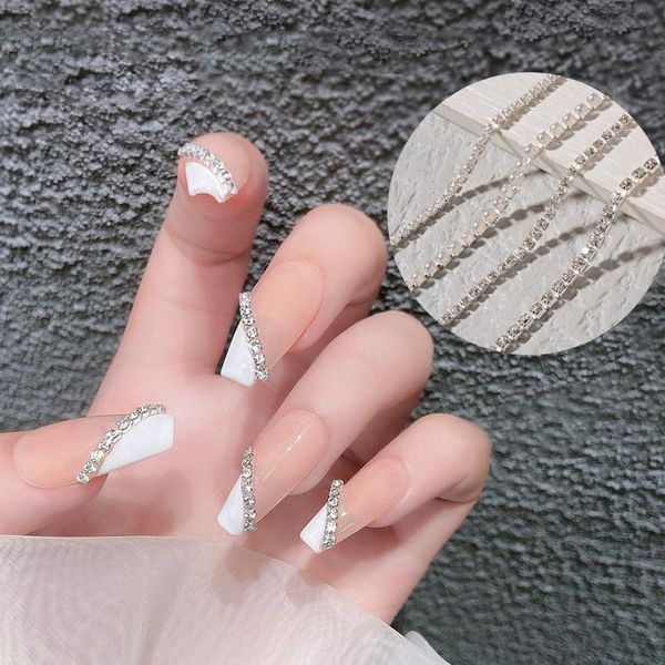 nail art decorations silver metal chain crystals studs rhinestones jewelry close sparse ornament manicures diy charms, Silver;gold
nail art decorations silver metal chain crystals studs rhinestones jewelry close sparse ornament manicures diy charms, Silver;gold