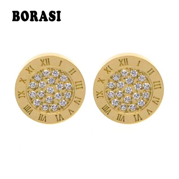 round shine zirconia earrings for women fashion jewelry stainless steel 10mm diameter stud men brincos boy girls, Golden;silver
round shine zirconia earrings for women fashion jewelry stainless steel 10mm diameter stud men brincos boy girls, Golden;silver
